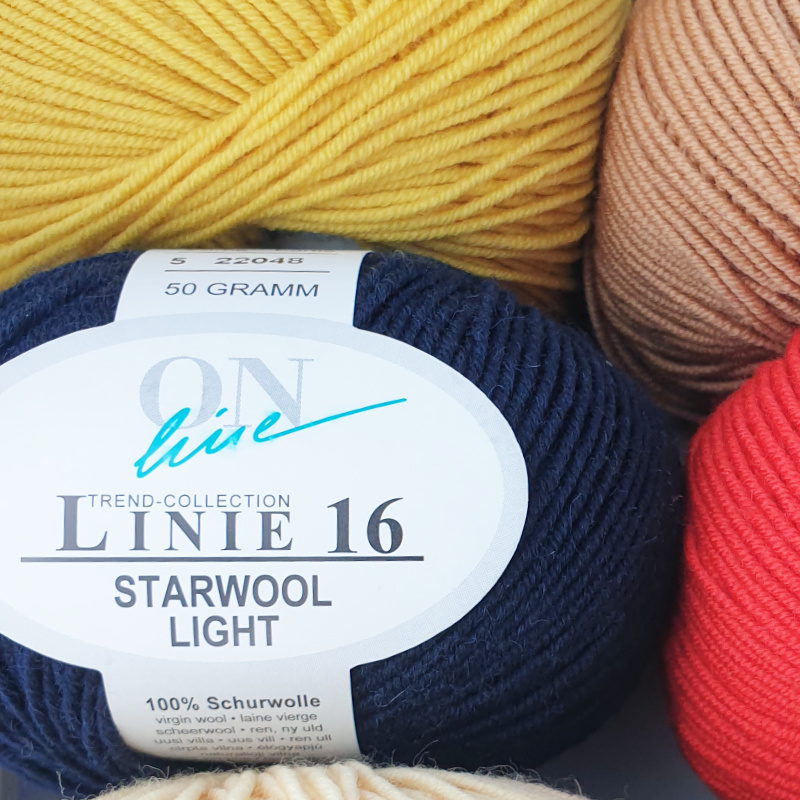 Starwool Light Linie 16 von ONline 0007 - rot