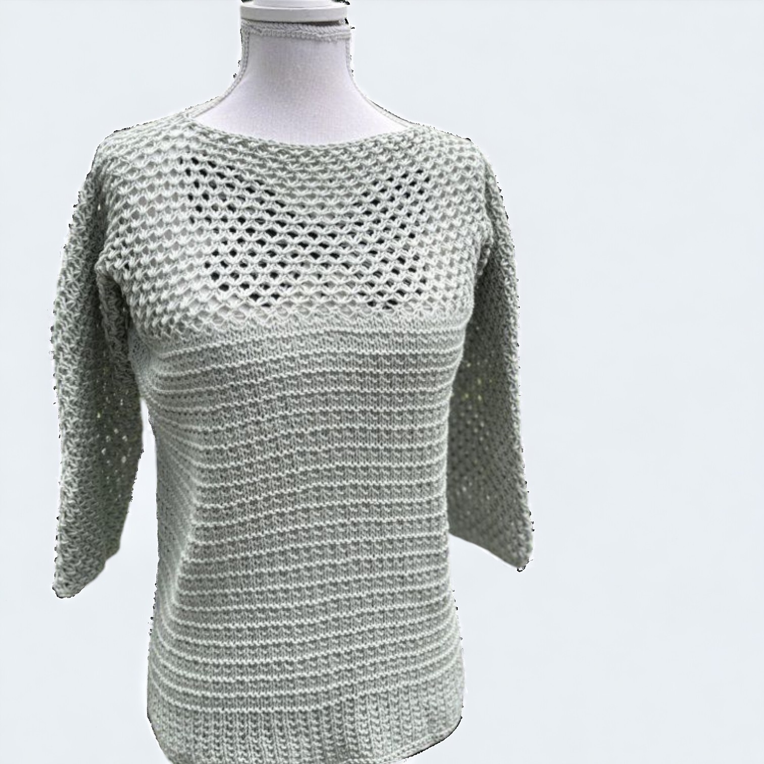 Sommershirt Blättermädchen | Einzelanleitung + Wolle Natural Logic  | Stricken | Sylvie Rasch