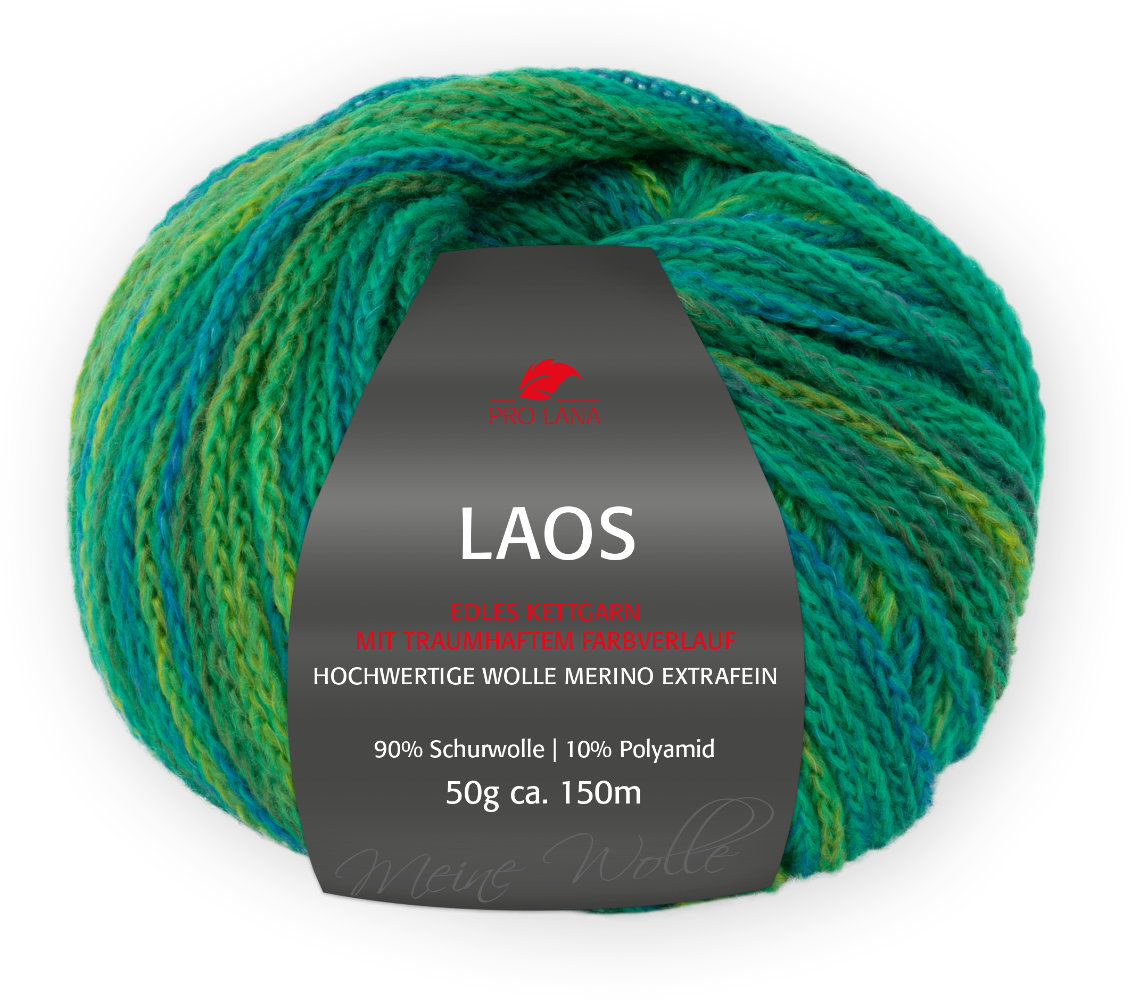 Laos Kettgarn von Pro Lana 0088 - frühling