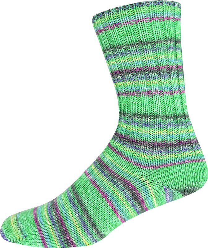 Supersocke Merino Extrafein Sort. 367 Color 4-fach von ONline 3043