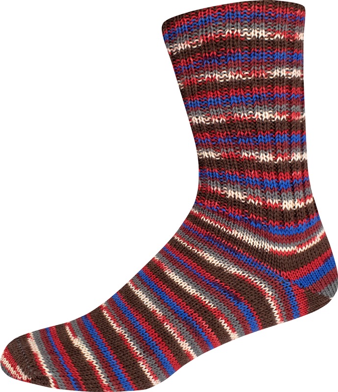 Christmas Color Sort. 362 Supersocke 100 Color 4-fach von ONline 3007