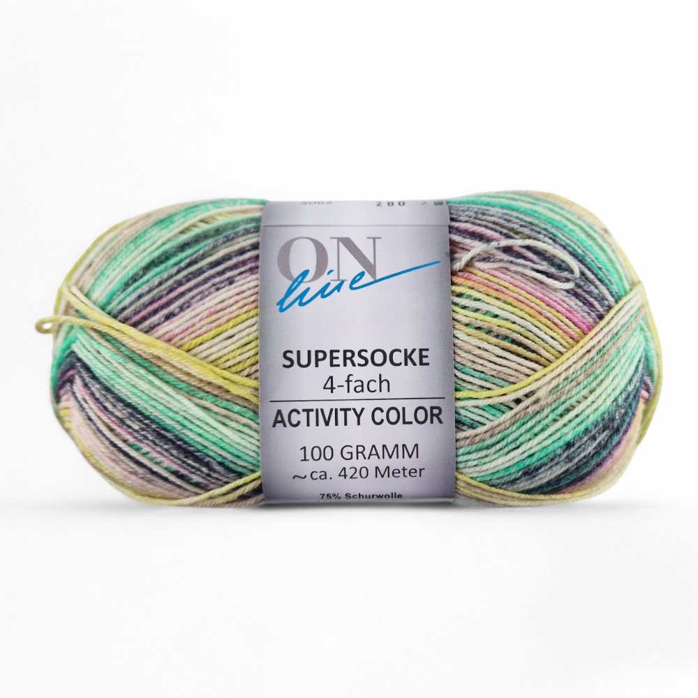 Supersocke Activity Color 4-fach von ONline 3062