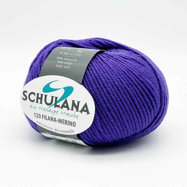 Filana-Merino 120 von Schulana 0044 - blauviolett