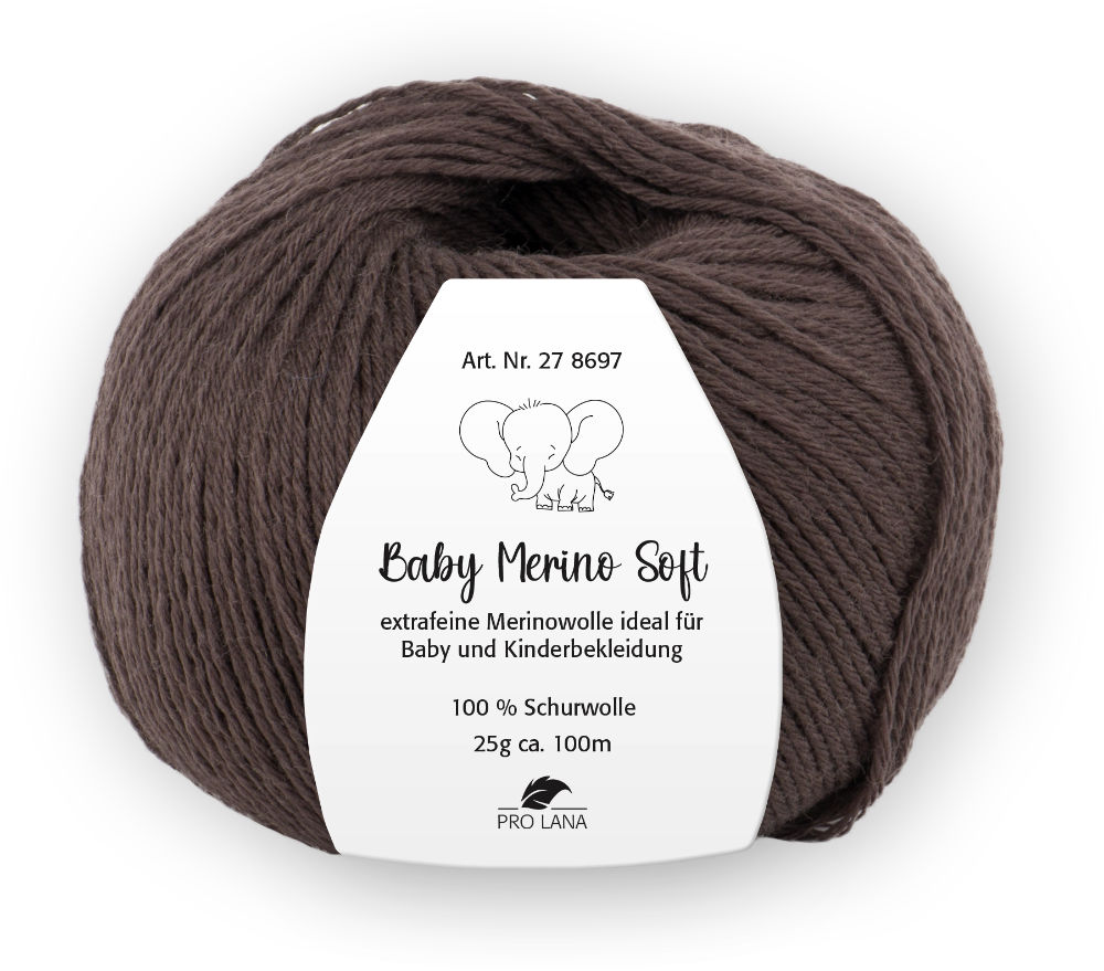 Baby Merino soft von Pro Lana 0011 - dunkelbraun