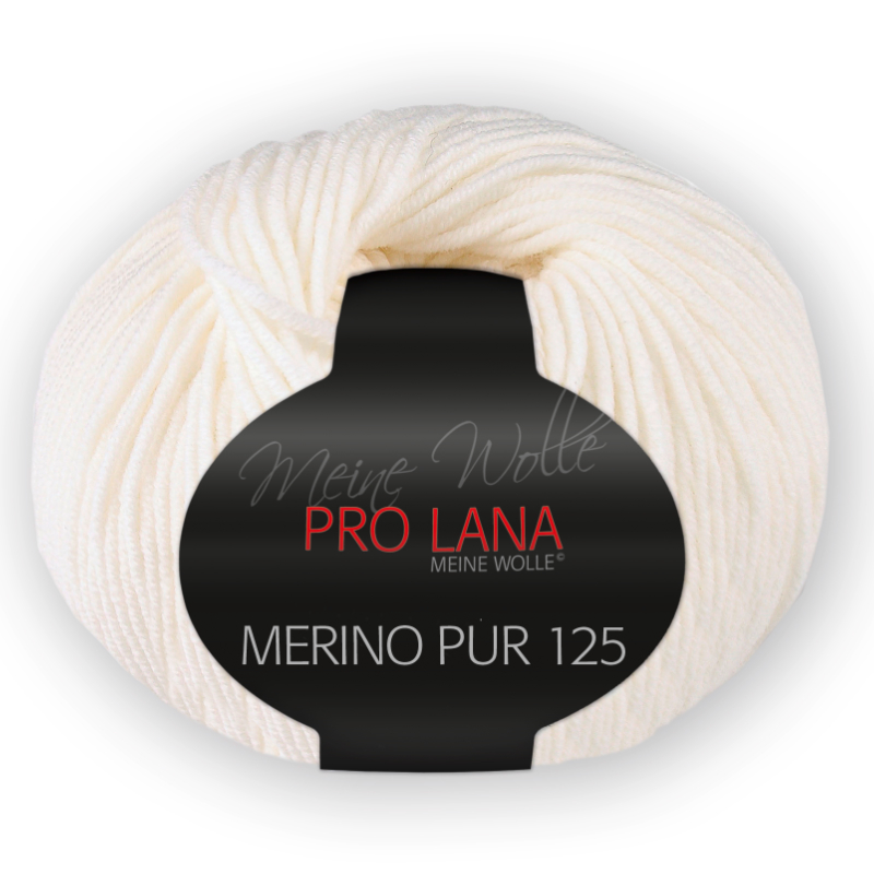 Merino Pur 125 von Pro Lana 0001 - weiß