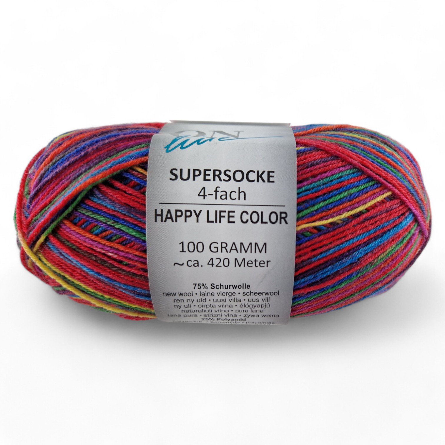 Supersocke Happy Life Color 4-fach von ONline 3052