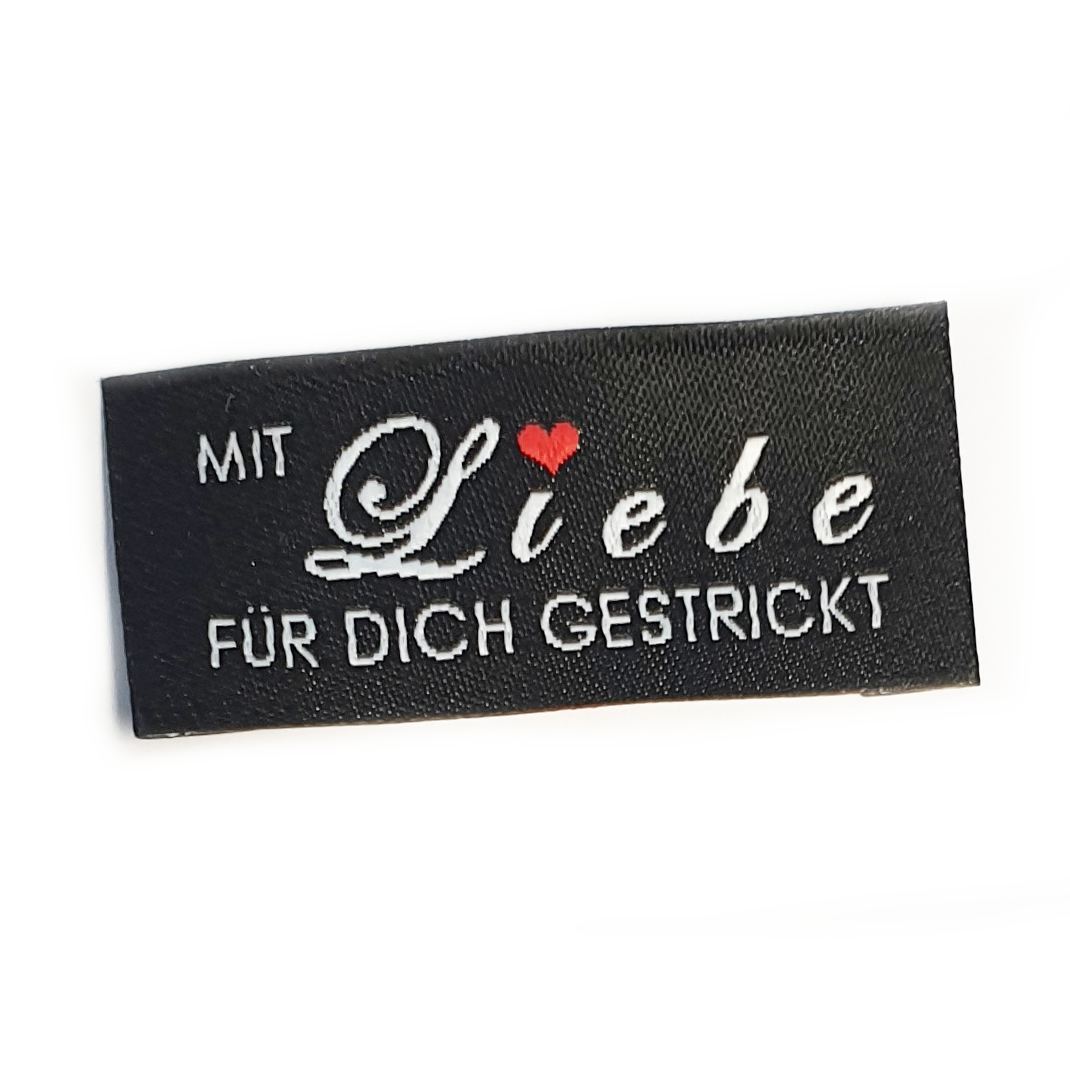 Stofflabel zum Annähen blau - für jemand ganz speziellen