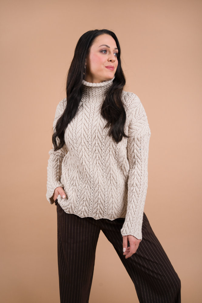 Pullover mit Fantasiemuster 