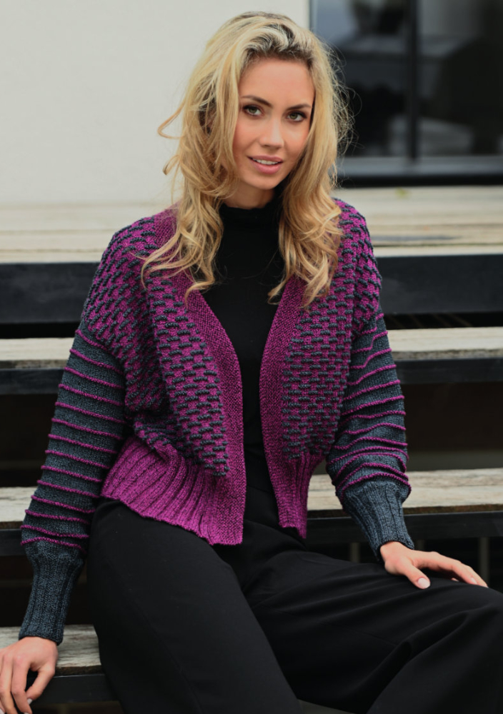 Kurzjacke | Anleitungsheft | Wolle Corvo Linie 485  | Stricken | ONline