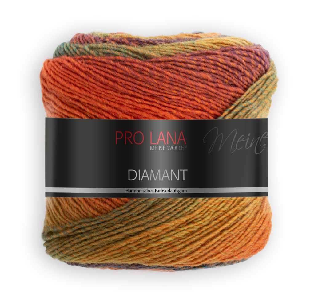 Diamant von Pro Lana 0089 - orange / lila