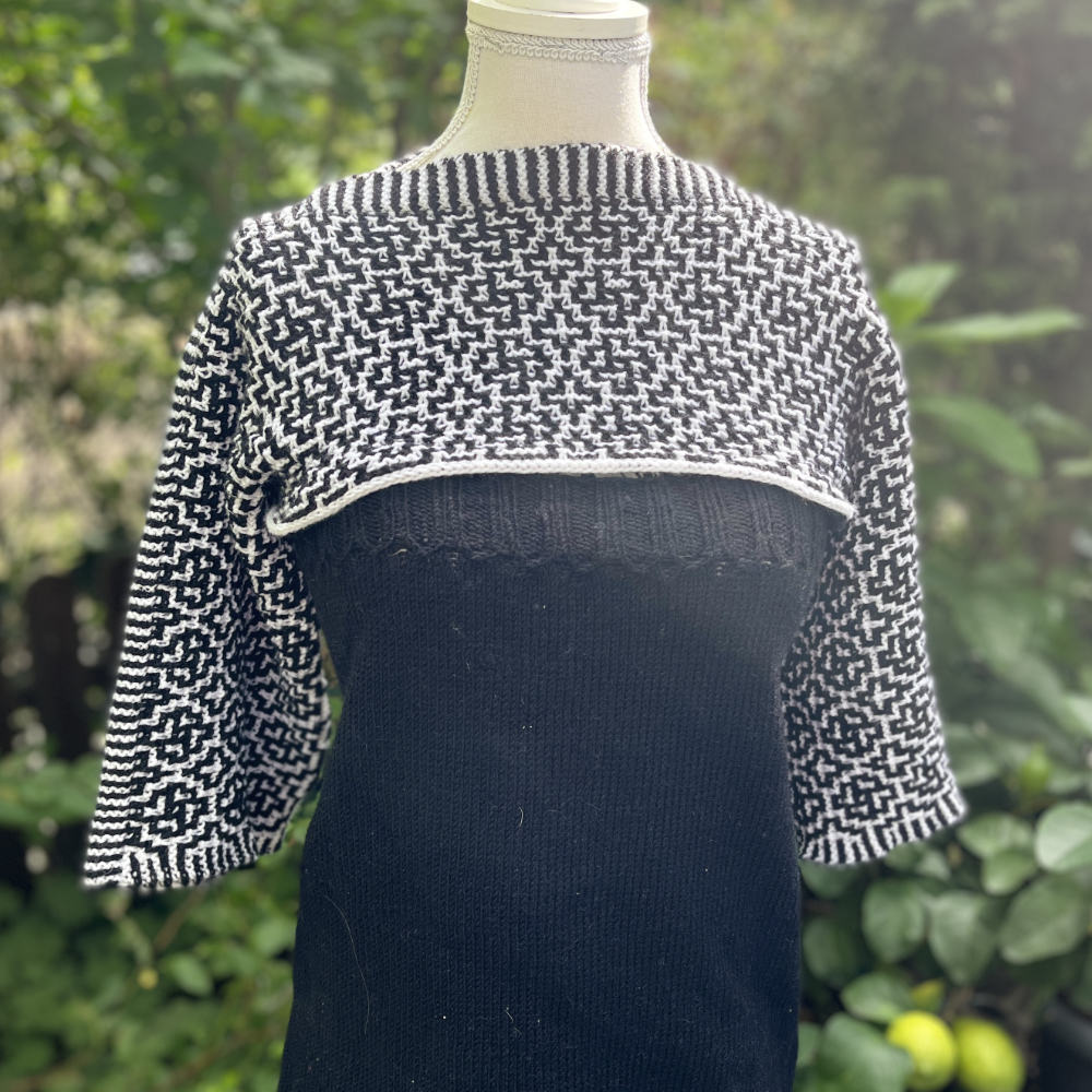 Pullover Schapulero Mosaik | Einzelanleitung + Wolle Starwool Linie 4  | Stricken | Sylvie Rasch