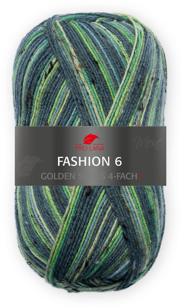 Golden Socks Fashion 6 - 0700 - 4-fach Sockenwolle von Pro Lana