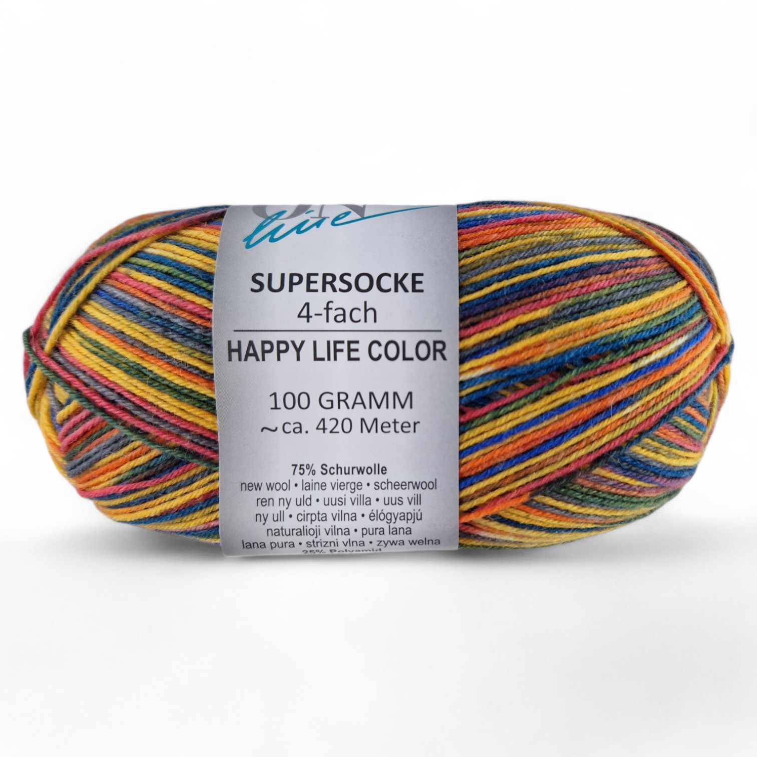 Supersocke Happy Life Color 4-fach von ONline 3053