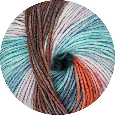 Timona Linie 110 Design Color von ONline 0308 - blau/lachs/beig