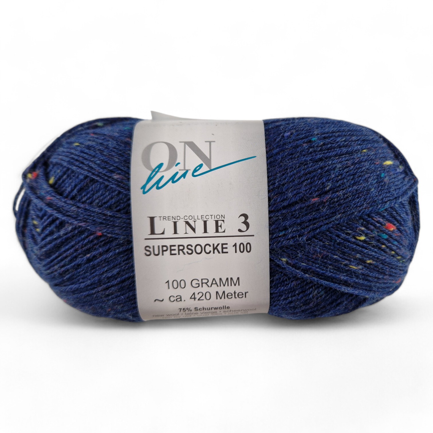 Supersocke 100 Linie 3 Tweed 4-fach von ONline 0807