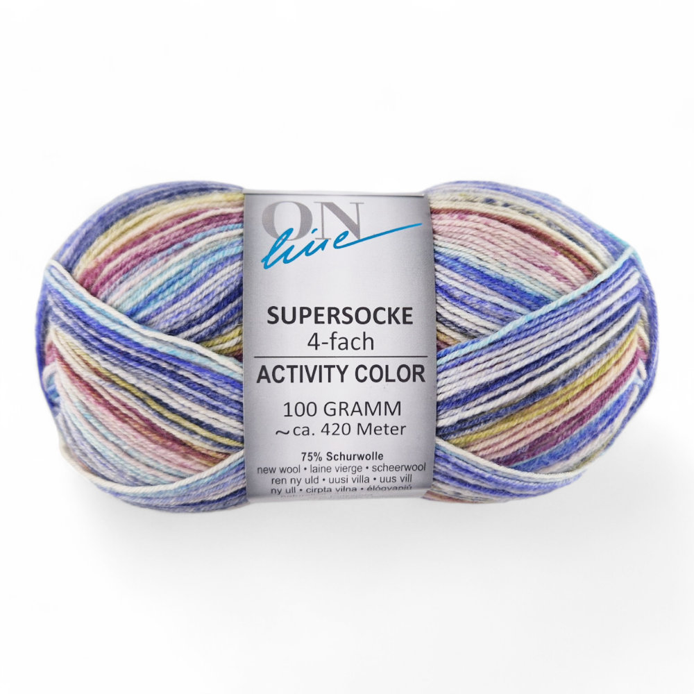 Supersocke Activity Color 4-fach von ONline 3061