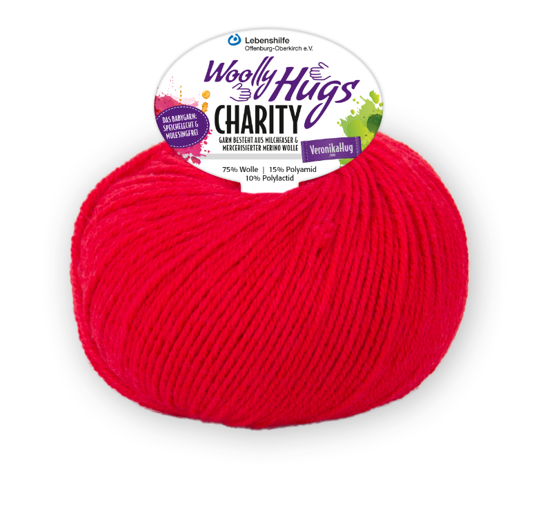 Charity von Woolly Hugs 0030 - rot