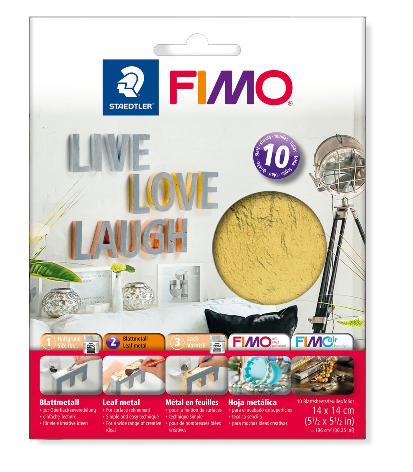 Blattmetall Gold FIMO® 8781