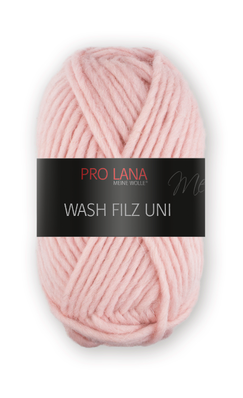 Wash-Filz von Pro Lana 0135 - rosa