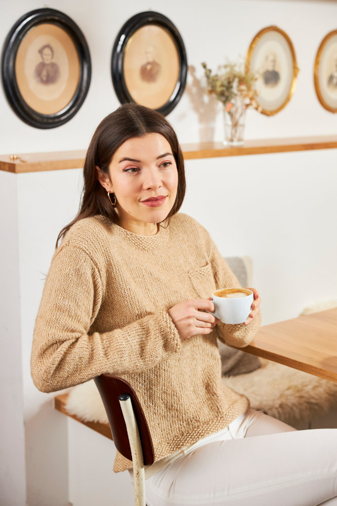 Kurzpulli mit Brusttäschchen | Anleitungsheft + Wolle Sydney  | Stricken | Pro Lana, Christophorus Verlag