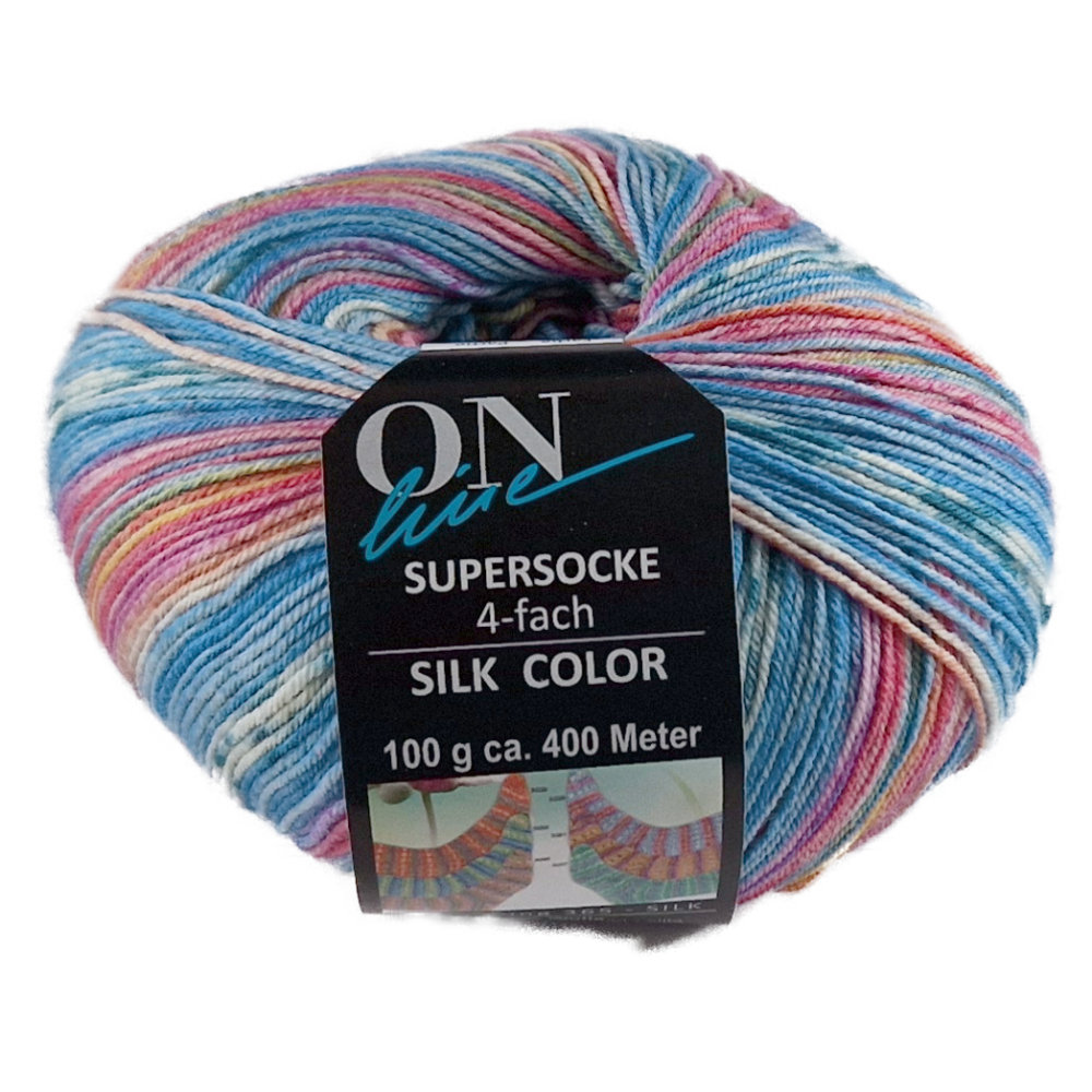 Supersocke Silk Sort. 365 Color 4-fach von ONline Sort 365 - 3026