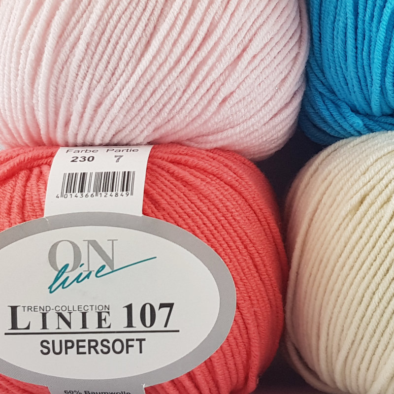 Supersoft Linie 107 von ONline 0258 - rotorange