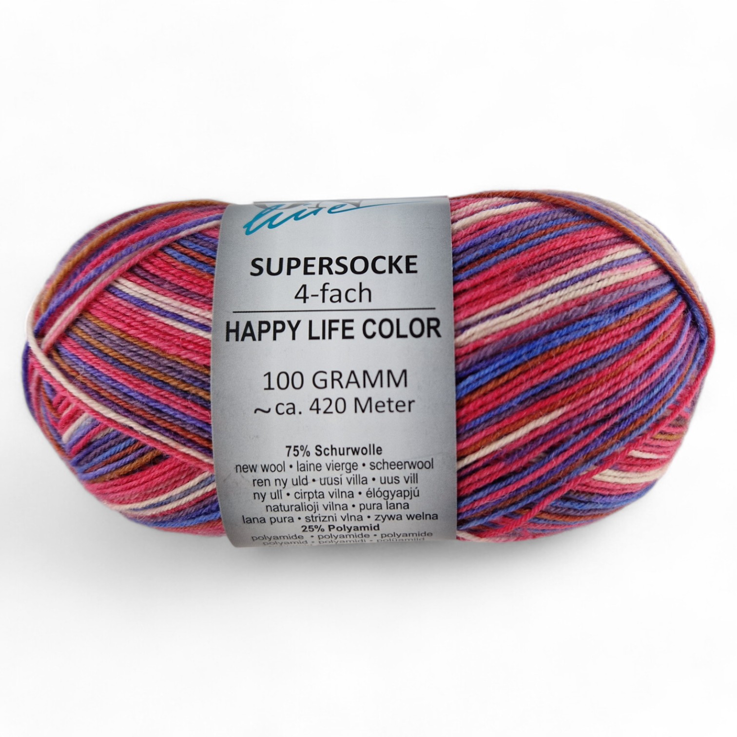 Supersocke Happy Life Color 4-fach von ONline 3056