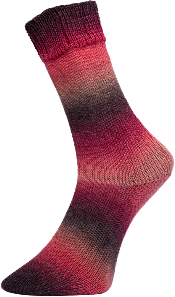 Nessel Golden Socks von Pro Lana 0084 - rot