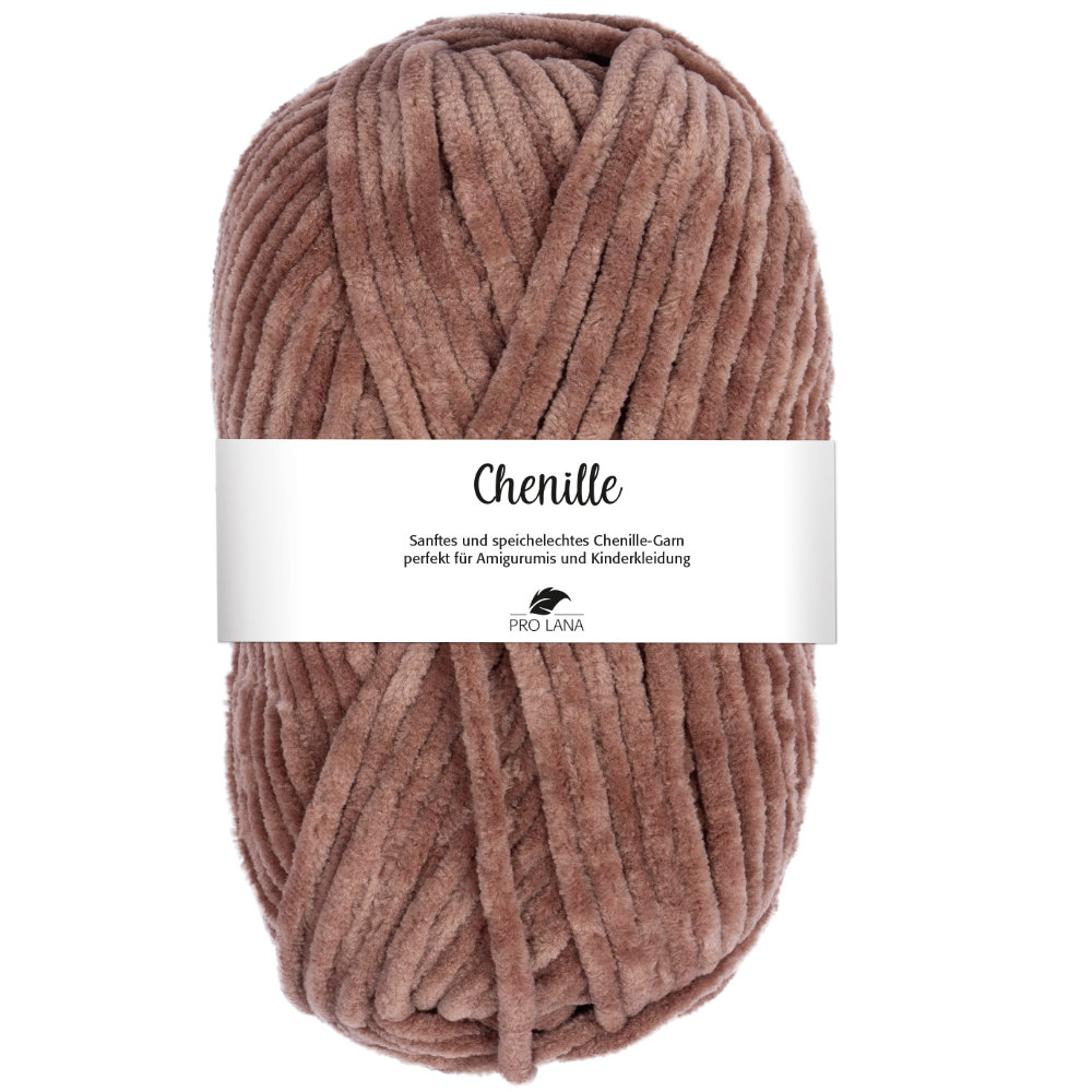 Chenille von Pro Lana 0031 - rosa