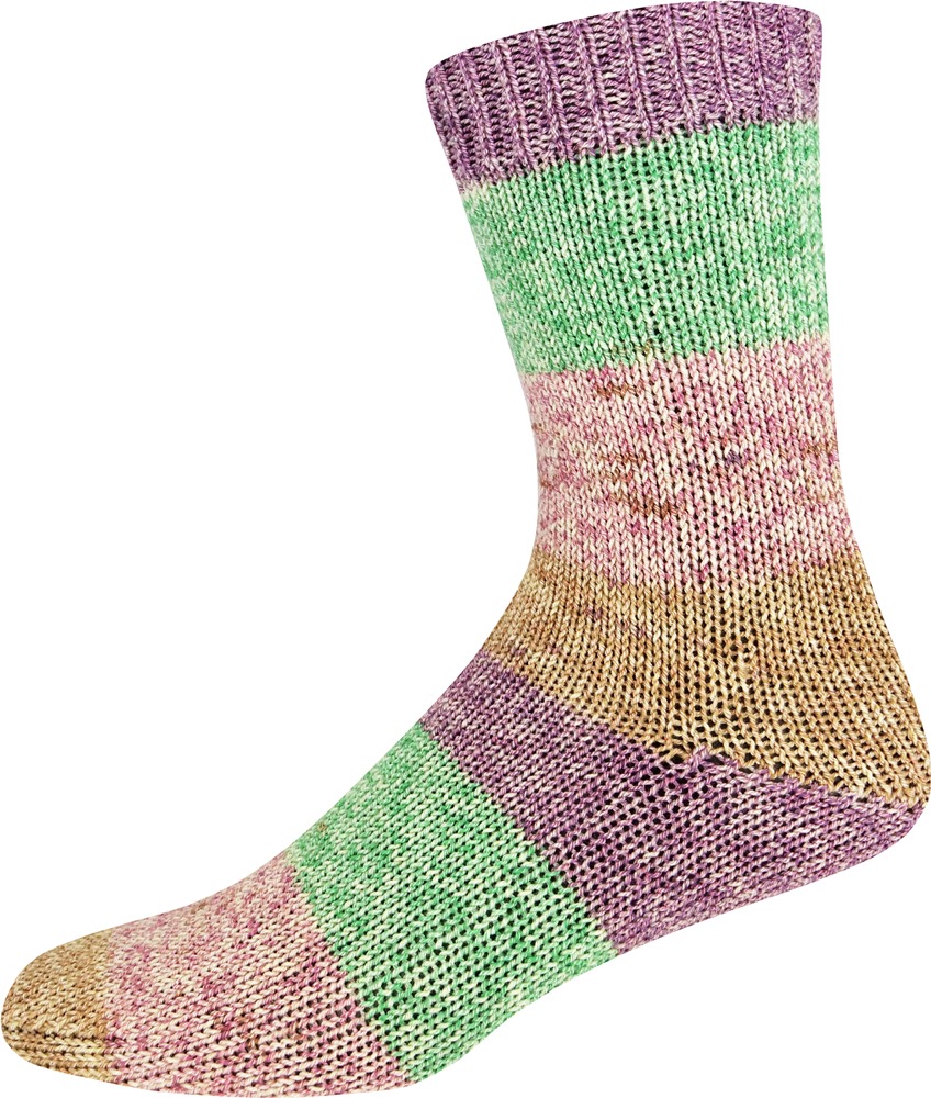 Supersocke Cotton Stretch Sort. 347 Color 4-fach von ONLine 2996