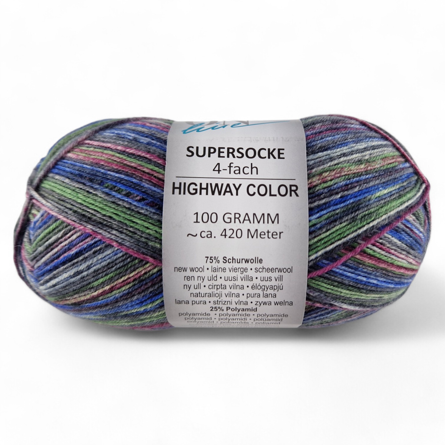 Supersocke Highway Color 4-fach von ONline 3087