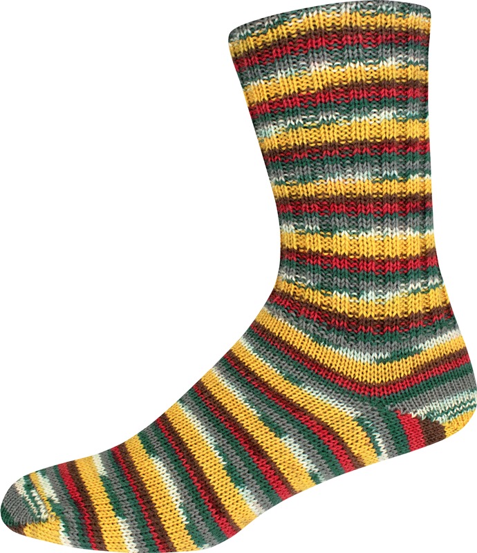 Supersocke Christmas Color 4-fach von ONline 3011