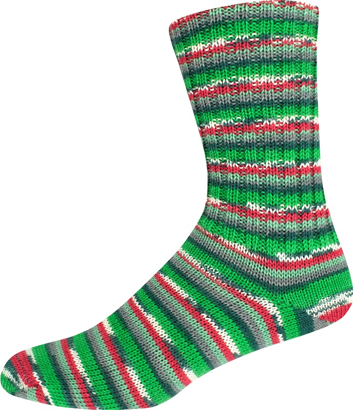 Supersocke Christmas Color 4-fach von ONline 3006