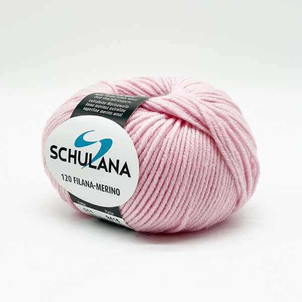 Filana-Merino 120 von Schulana 0011 - zartrosa