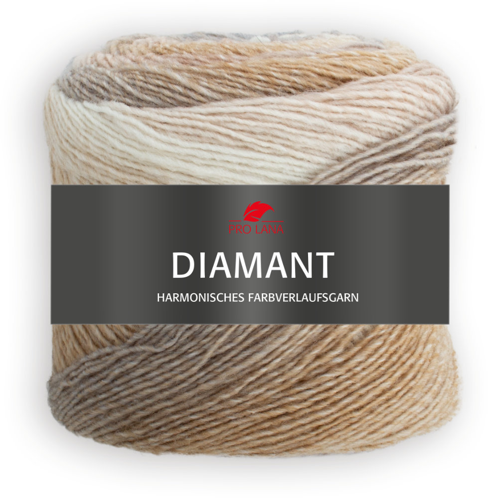 Diamant von Pro Lana 0088 - grau / beige