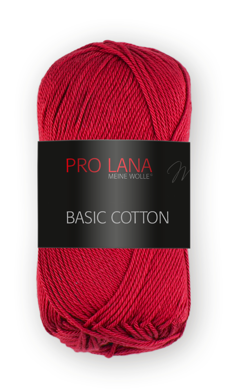 Basic Cotton von Pro Lana 0030 - rubinrot