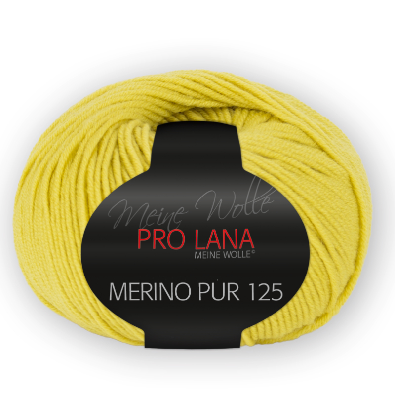 Merino Pur 125 von Pro Lana 0072 - zitrone