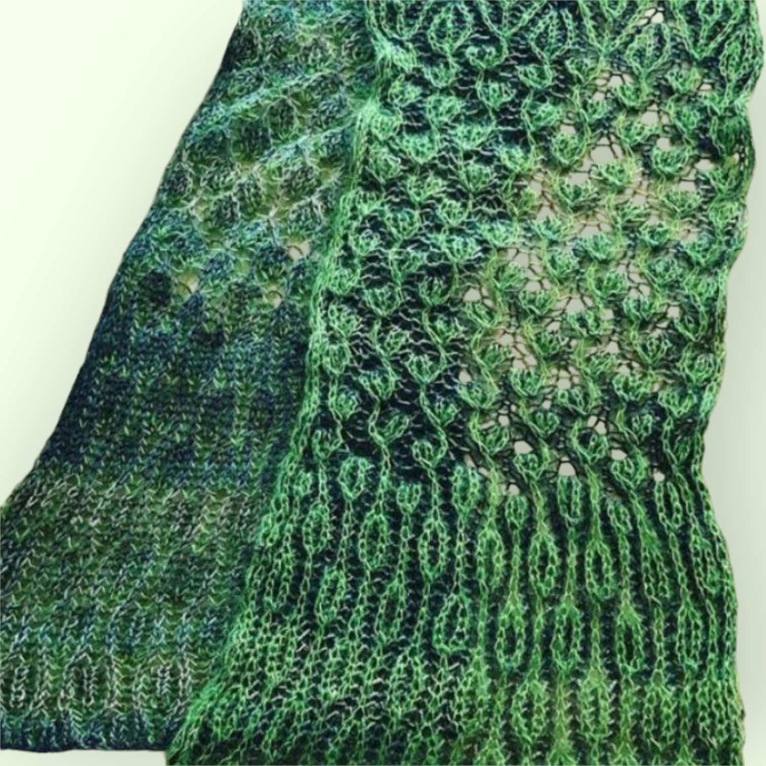 Schal / Stola - Der Prinzessinen Traum | Einzelanleitung + Wolle Starwool Lace Color Linie 97  | Stricken | Sylvie Rasch