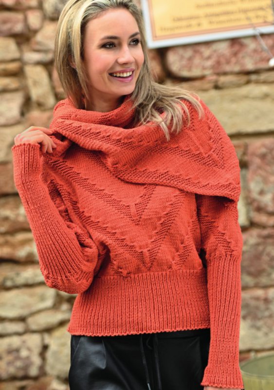 Pullover und Dreiecktuch | Anleitungsheft | Wolle Starwool Linie 4  | Stricken | ONline