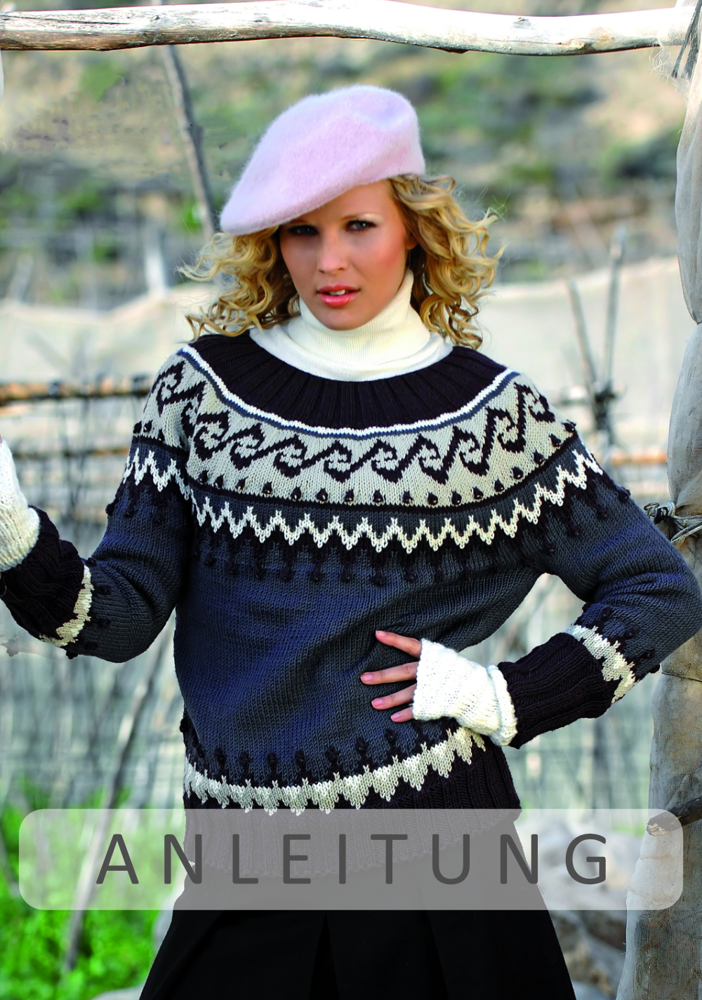 Norweger-Rundpassenpullover | Einzelanleitung + Wolle Timona Linie 110  | Stricken | ONline