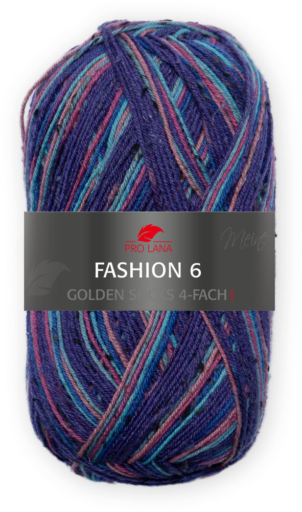 Golden Socks Fashion 6 - 0707 - 4-fach Sockenwolle von Pro Lana