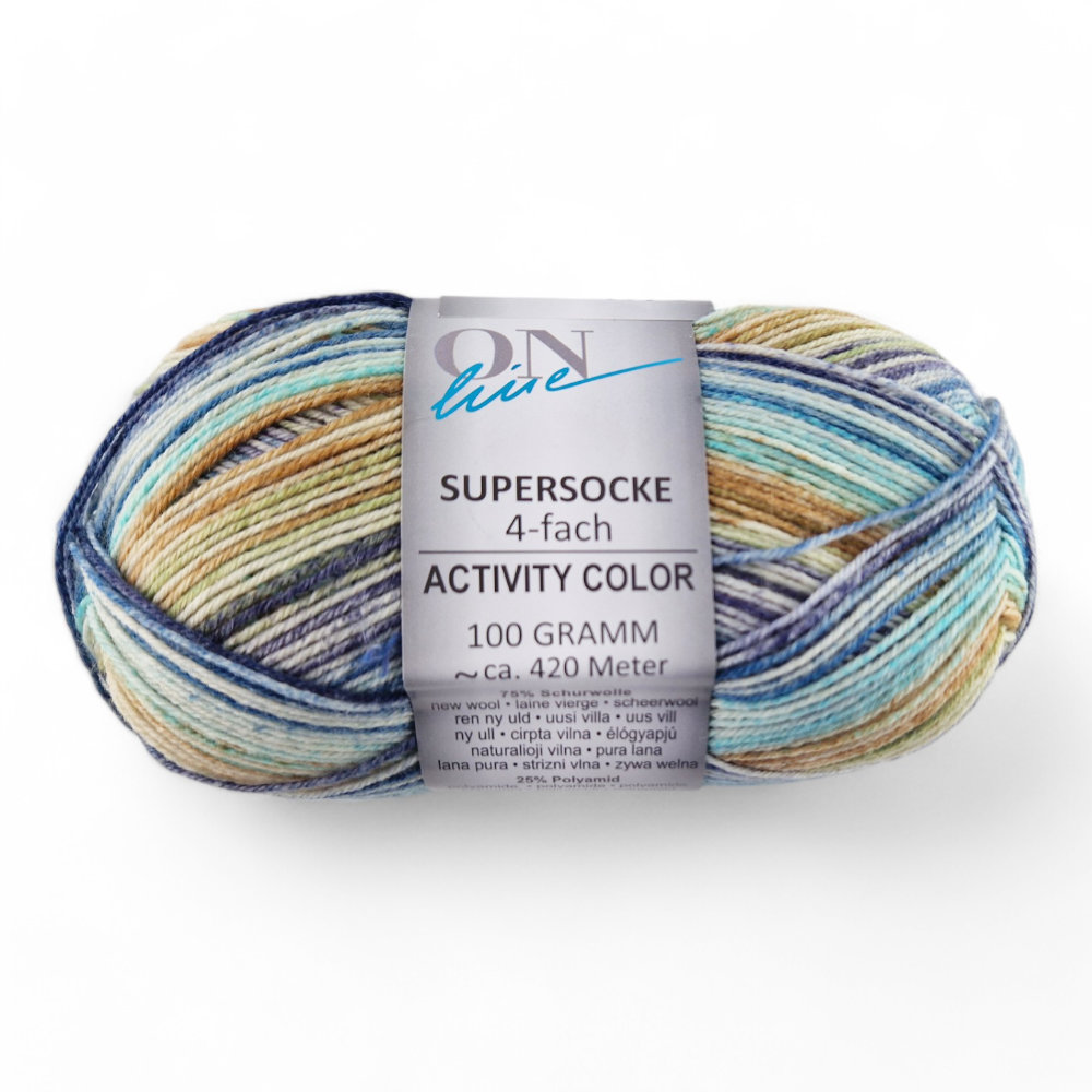 Supersocke Activity Color 4-fach von ONline 3065