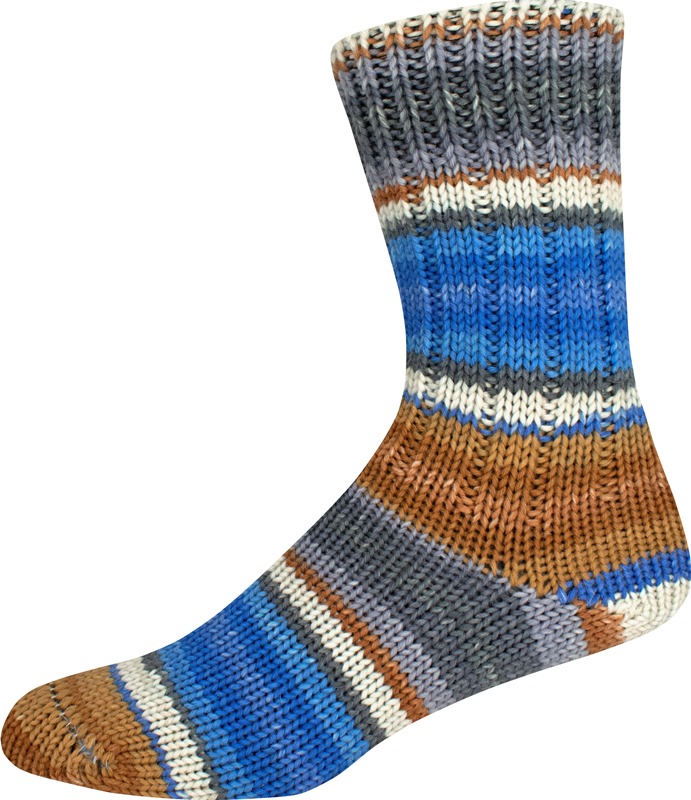 Supersocke 8-fach Merino Color von ONline Sort. 353 - 2946