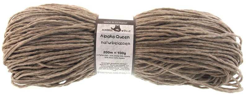 Alpaka Queen naturbelassen von Schoppel