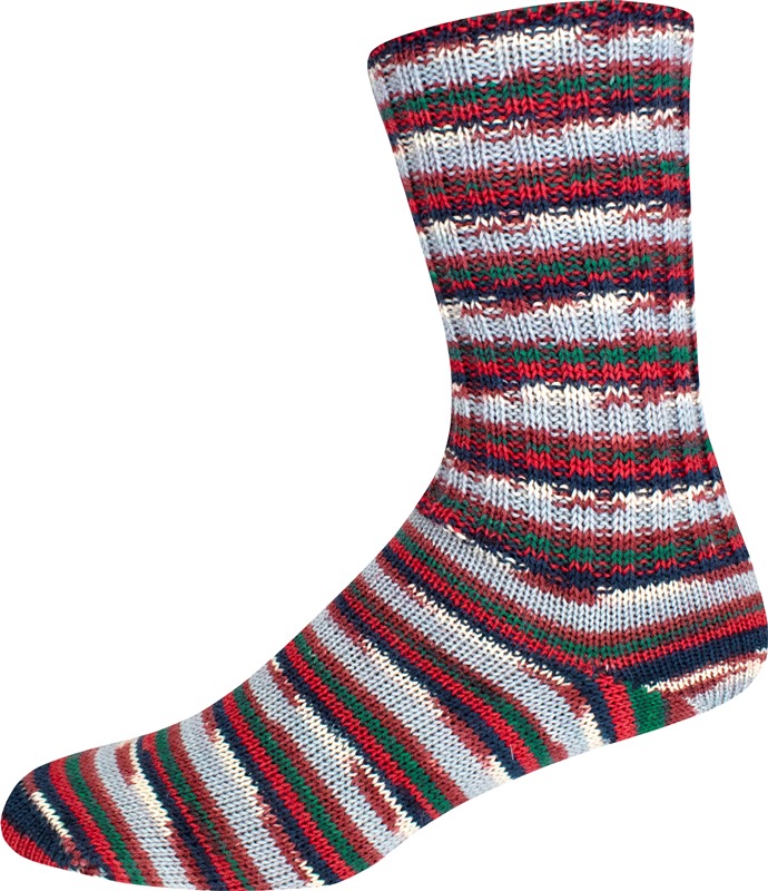 Supersocke Christmas Color 4-fach von ONline 3008