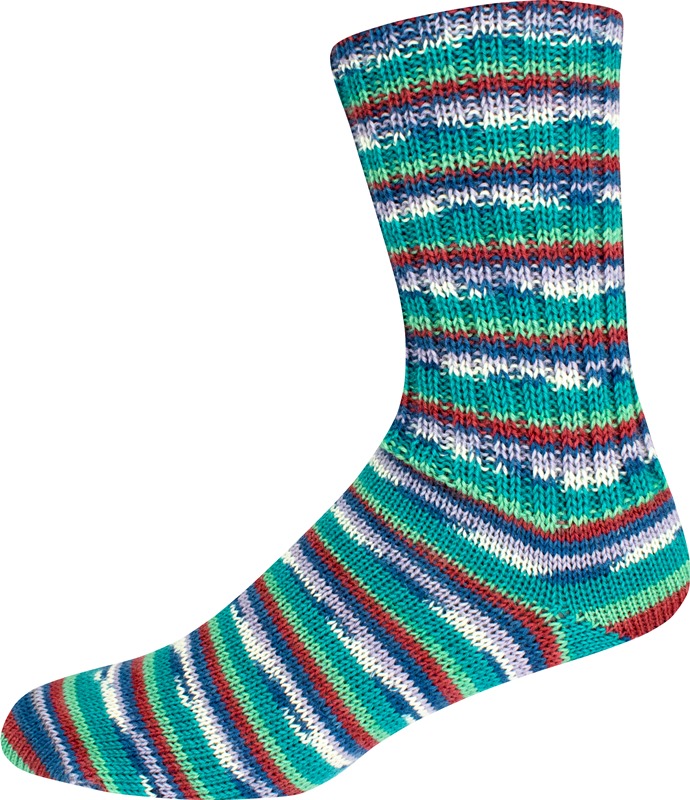 Supersocke Christmas Color 4-fach von ONline 3010