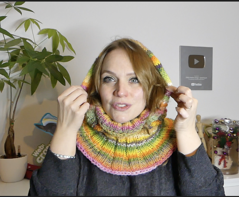 Kapuzenschal Bonny und Clyde  | Anleitung + Wolle Fano Linie 359  | Stricken | Sylvie Rasch