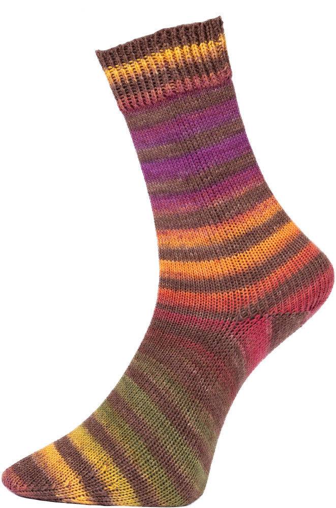 Paint Socks von Woolly Hugs 0208 - orange/braun