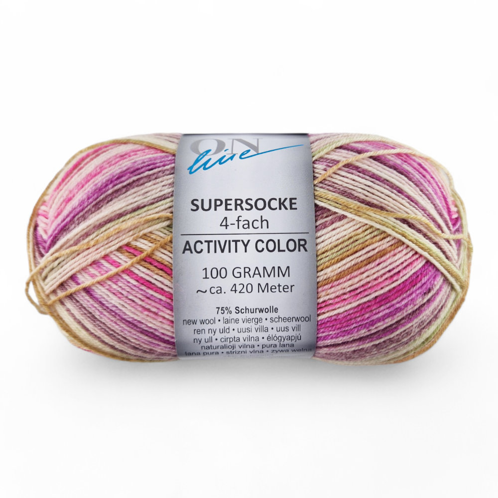 Supersocke Activity Color 4-fach von ONline 3066