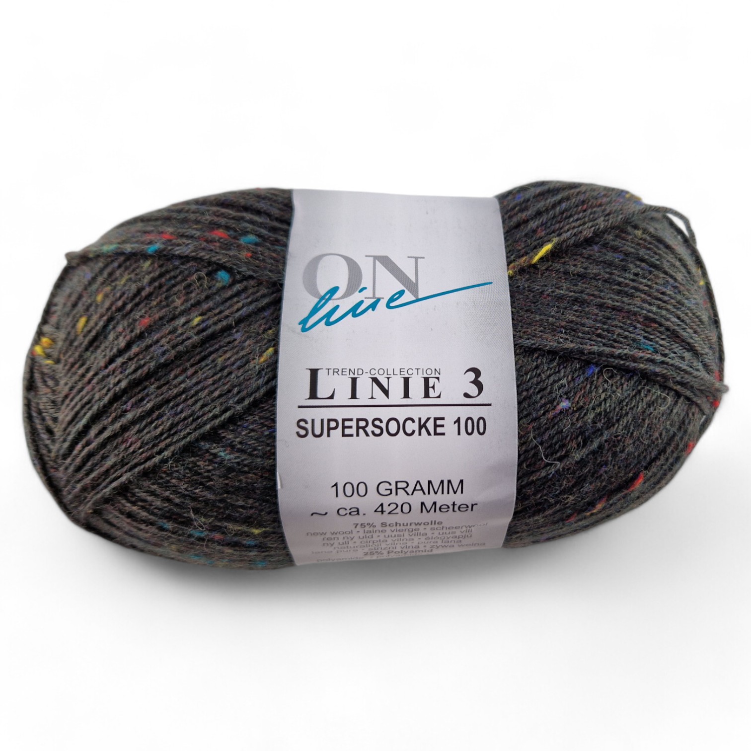 Supersocke 100 Linie 3 Tweed 4-fach von ONline 0806